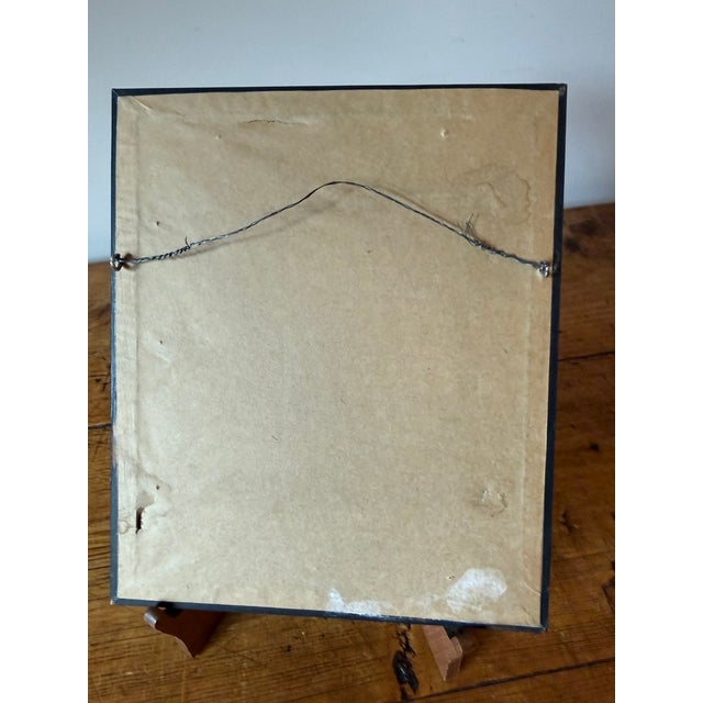 Vintage Silk Woven/Embroidered Framed Art - Stevengraph? For Sale - Image 9 of 9