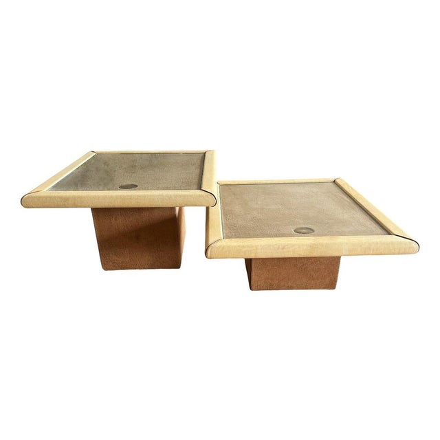 Set of Side Tables by Carlo Bartoli, 1980s For Sale - Image 9 of 9