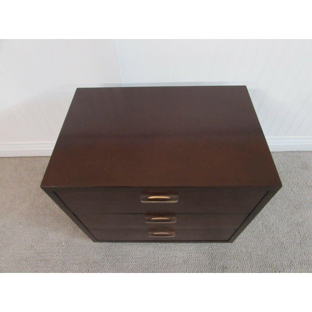 2000s Ethan Allen Three Drawer Nightstand Chairish