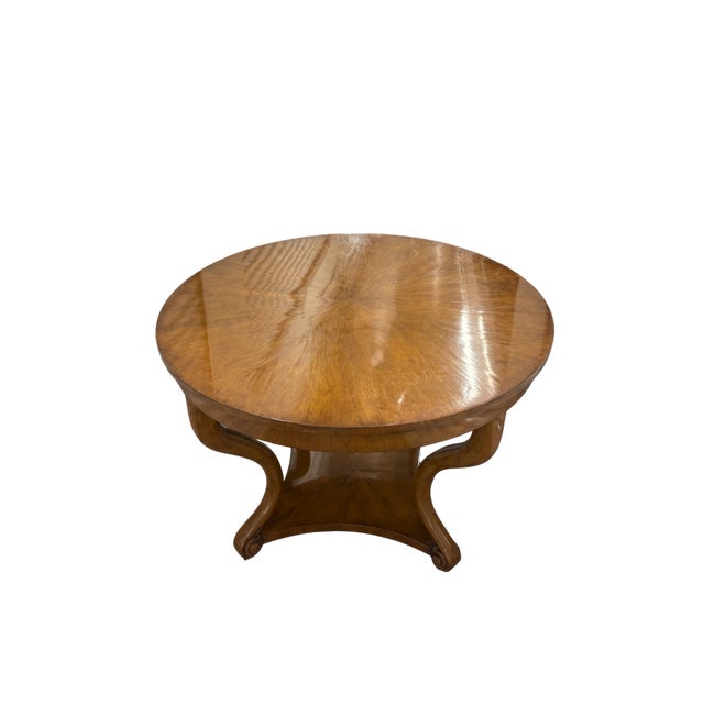 Early 21st Century Panache Designs Geneva Walnut Center Table by Michael Taylor Designs For Sale - Image 5 of 16