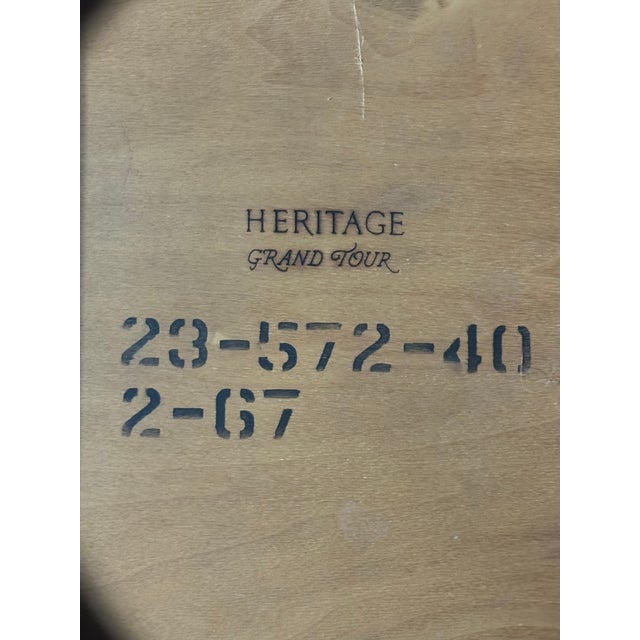 1960s French Provincial Heart-Shaped Bookmatched Burl Nesting Tables For Sale - Image 9 of 9