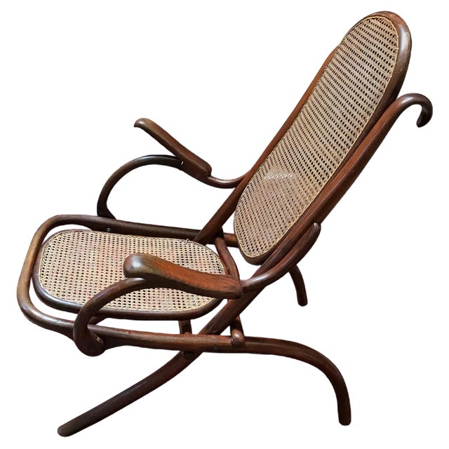 Bentwood Nr 1 Easy Folding Armchair, 1867 For Sale