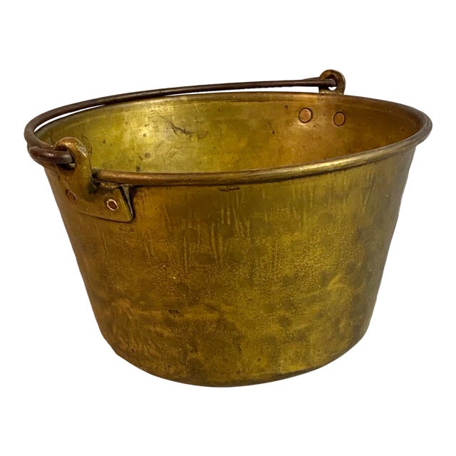 1920s Brass Bucket With Handle Chairish