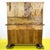 Rustic Wooden Cupboard with Display Top For Sale - Image 12 of 15