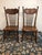 Farmhouse Vintage Early American Primitive Style Pressed Back Side Chairs- Set of 4 For Sale - Image 3 of 17