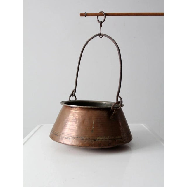Antique Copper Kettle For Sale - Image 10 of 11