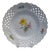 Vintage Openwork Porcelain Plate Yellow Daffodil from Meissen, 1960s For Sale