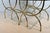 Metal 1940s Work in French Neoclassical style nesting tables with arcuate base For Sale - Image 7 of 12