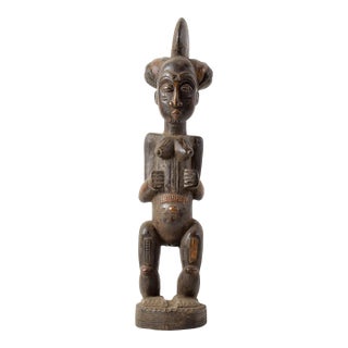 Early 20th Century Kulango Female Figure Cote d'Ivoire For Sale