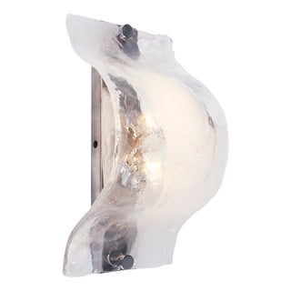 Large Murano Glass Wall Sconce from Mazzega, 1960s For Sale