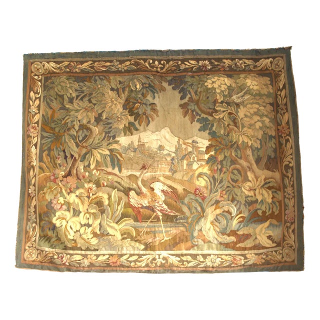 French Wall-Mounted Tapestry, 1700s For Sale