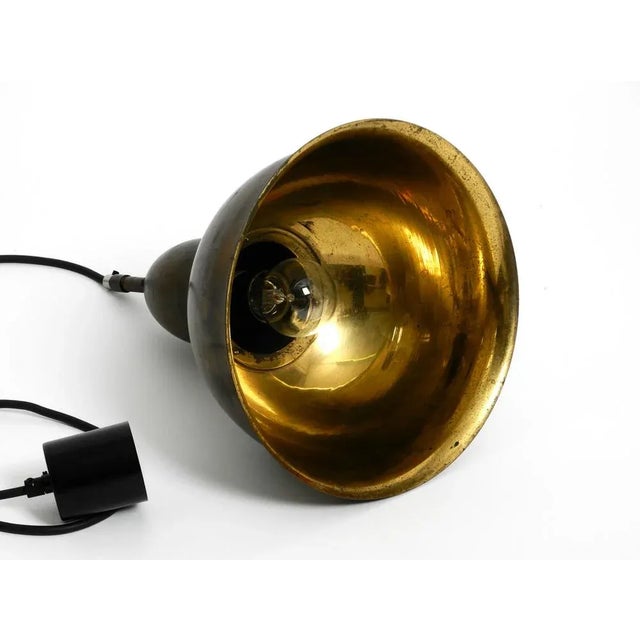 1950s Mid-Century Brass Church Pendant Lamp For Sale - Image 5 of 15