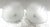 Glass Vintage Italian Frosted Glass Pedestal Berry Bowls or Candleholders, Set of Two For Sale - Image 7 of 8