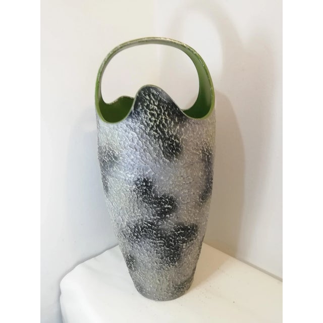 Mid-Century Modern Vintage Metal Umbrella Stand, Italy, 1950s For Sale - Image 3 of 10