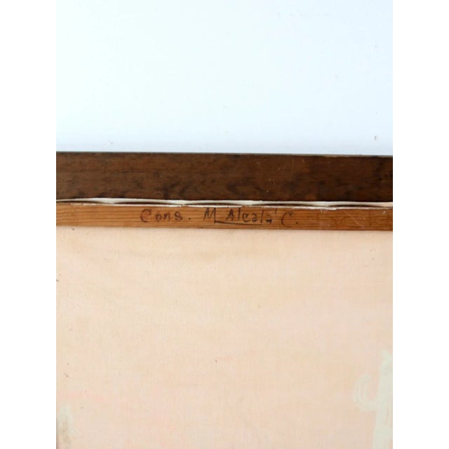 Red Vintage Southwestern Landscape Painting For Sale - Image 8 of 10