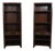 Pair of Knob Creek Walnut Finish Mahogany Bookcases For Sale