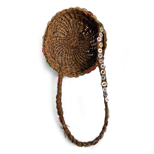 Late 20th Century Vintage Original Elders African Lega Hat on Stand For Sale - Image 5 of 7