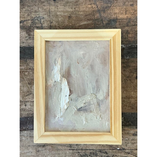 Early 21st Century Vintage Original Abstract Oil on Board For Sale - Image 5 of 12