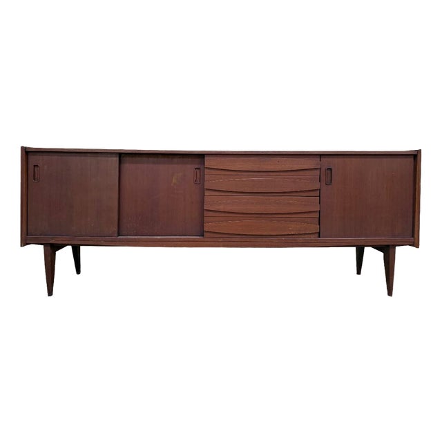 Scandinavian Sideboard in Teak For Sale