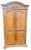 Late 20th Century Vintage Bonnet Top Pine Armoire Crafted by Southern Furniture in Conover, North Carolina For Sale - Image 5 of 5