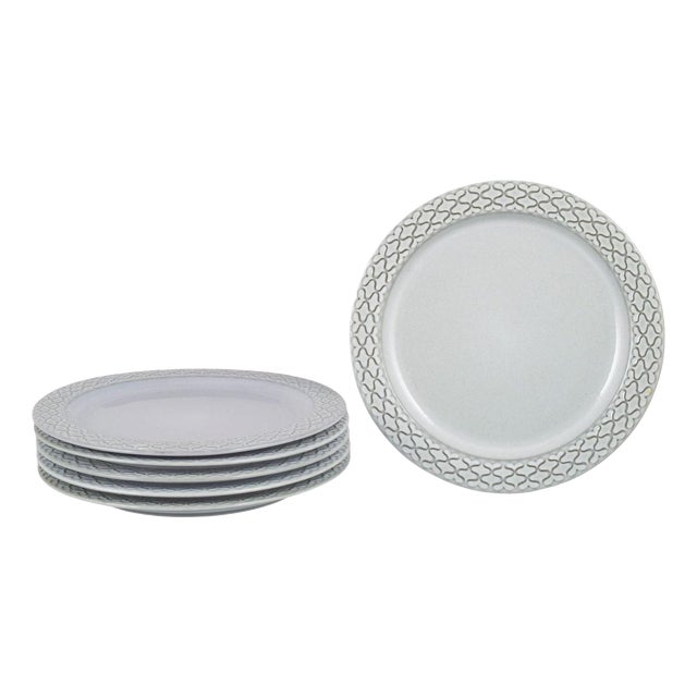 Dinner Plates by Jens Harald Quistgaard for Kronjyden / Bing & Grondahl, 1970s, Set of 6 For Sale