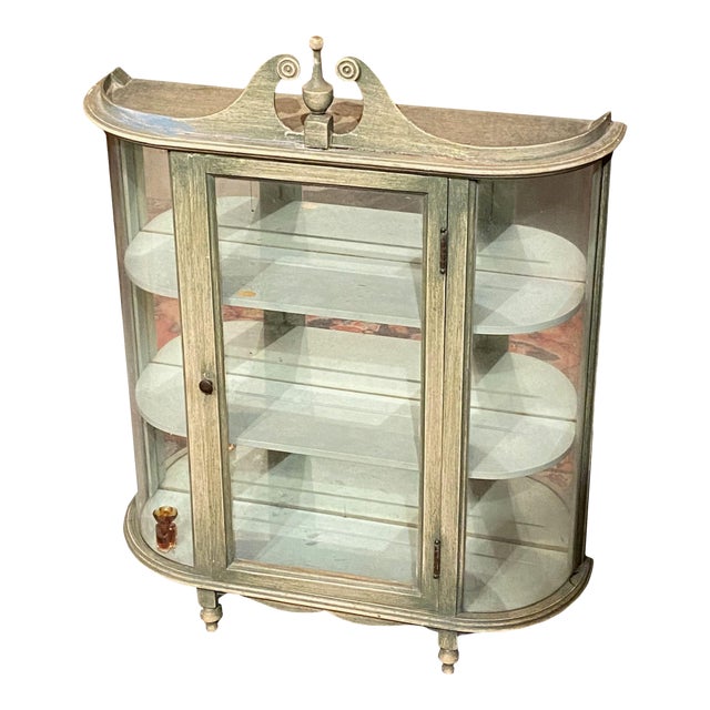 Antique Wall Shelf With Mirror Back Chairish