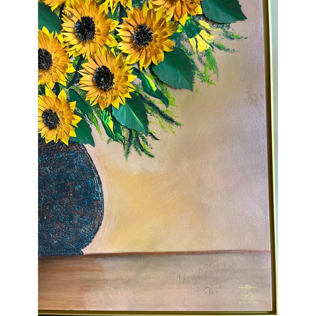 Floral Relief Conservatory Collection, Four Seasons - “Autumn” - Designed by Cheryl P. Kohloff For Sale - Image 4 of 6