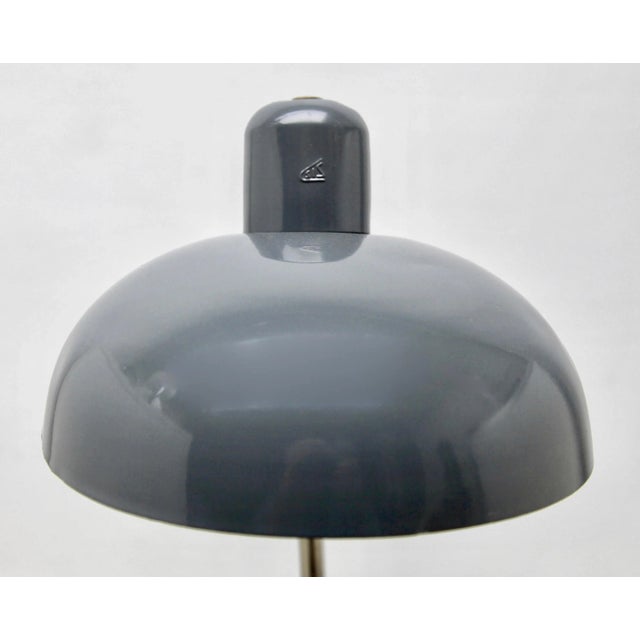 Gray Adjustable Desk or Side Table Lamp from SIS, 1950s For Sale - Image 4 of 11