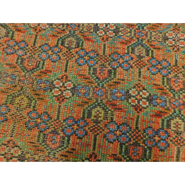 Textile Antique Hand Knotted Persian Sarab Area Rug. 3'3"x 6'7" For Sale - Image 7 of 13