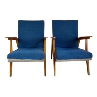 Vintage Danish Lounge Chairs Denmark 1960s, Set of x For Sale