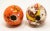 Orange Mid 20th Century Ceramic Glazed Eggs- Set of 2 For Sale - Image 8 of 10