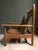 Oak and Leather Sling Lounge Chair, 1930s For Sale - Image 4 of 5