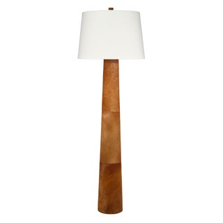 Robertson Floor Lamp, Saddle Brown Hide For Sale