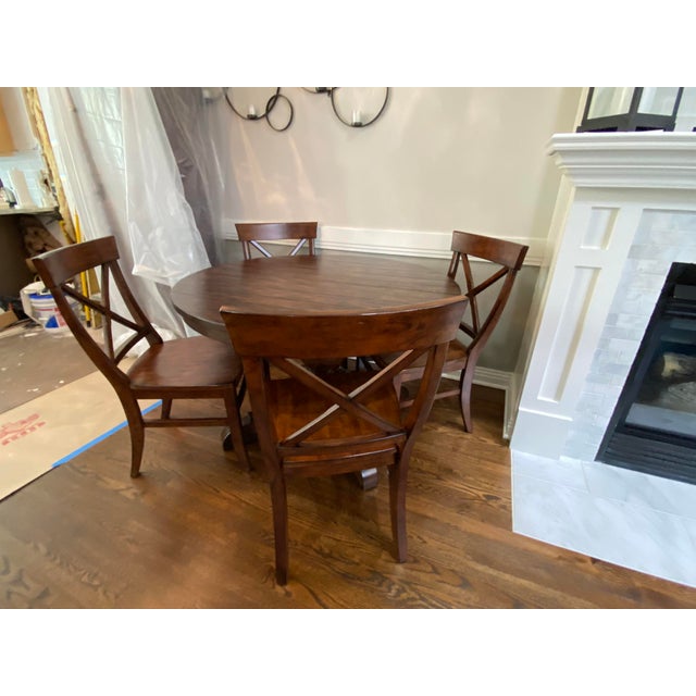 Traditional Pottery Barn Dining Set 5 Pieces Chairish