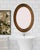 1980s French Louis XVI Style Gold Oval Wall Mirror For Sale - Image 5 of 18