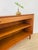 Vintage 1960s Danish Modern Teak Mini Credenza Cabinet With Bookshelf For Sale - Image 13 of 16