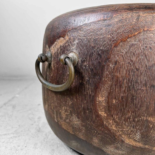 Antique Hibachi with Wooden Box, Japan, 1920s, Set of 2 For Sale - Image 10 of 15