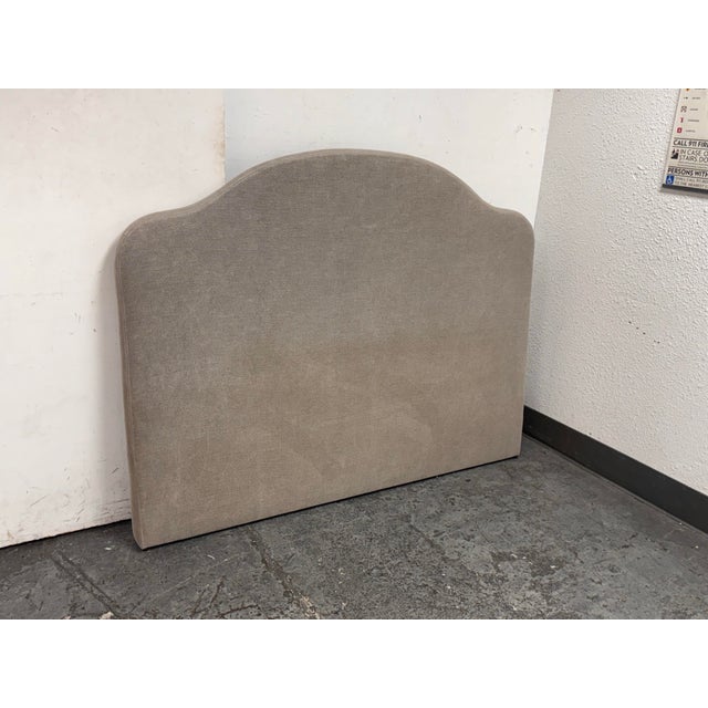 Design Plus Gallery presents a Queen Size Custom Design Sage Linen Headboard from Amber Interiors. The headboard is...