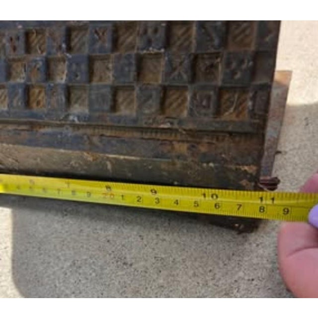 1960s Vintage Brass Fireplace Fender For Sale - Image 5 of 6