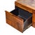 Wood Paul Evans Style Mid Century Patchwork Burlwood Desk For Sale - Image 7 of 8