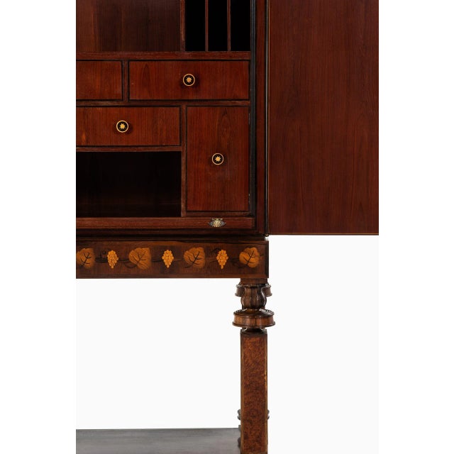 1920s Rosewood Cabinet by Gösta Thorell for Georg Nyman, Sweden, 1929 For Sale - Image 5 of 16