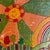 Mid 20th Century Vintage Folk Art Painting in Carved & Painted Wood Panel of Playful Whimsical Village For Sale - Image 5 of 6