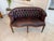 Chesterfield Two Seater Club Sofa in Oxblood by Kultmöbel, 2000s For Sale - Image 4 of 9