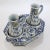 Antique Porquier Beau French Faience Pottery Cruet Set with Base, Ewers & Lids - 3 Pieces For Sale In Philadelphia - Image 6 of 13