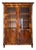 Antique Biedermeier Display Cabinet in Walnut For Sale
