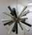 Elk Home Solara Polished Nickel Metal 6 Light Chandelier Sputnik Design For Sale - Image 4 of 15