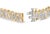 Contemporary 10K Yellow Gold 3.0 Cttw Diamond S-Link Bracelet For Sale - Image 3 of 5