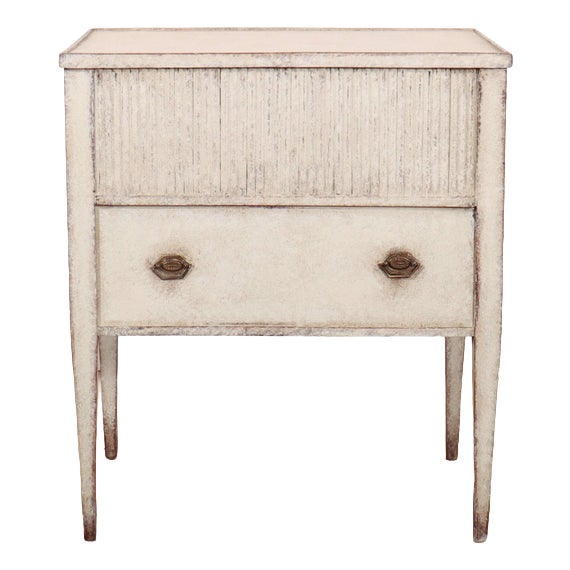 Dutch Painted Bedside Cabinet For Sale