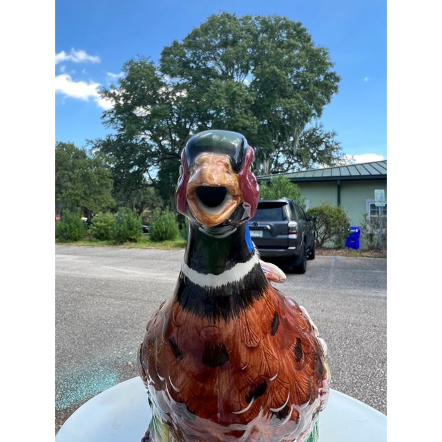 1990s Fitz and Floyd Holiday Pheasant Tea Pot. For Sale - Image 5 of 7
