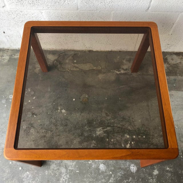 Vintage Mid Century Danish Modern End Table by Uldum Mobelfabrik. For Sale In Miami - Image 6 of 13
